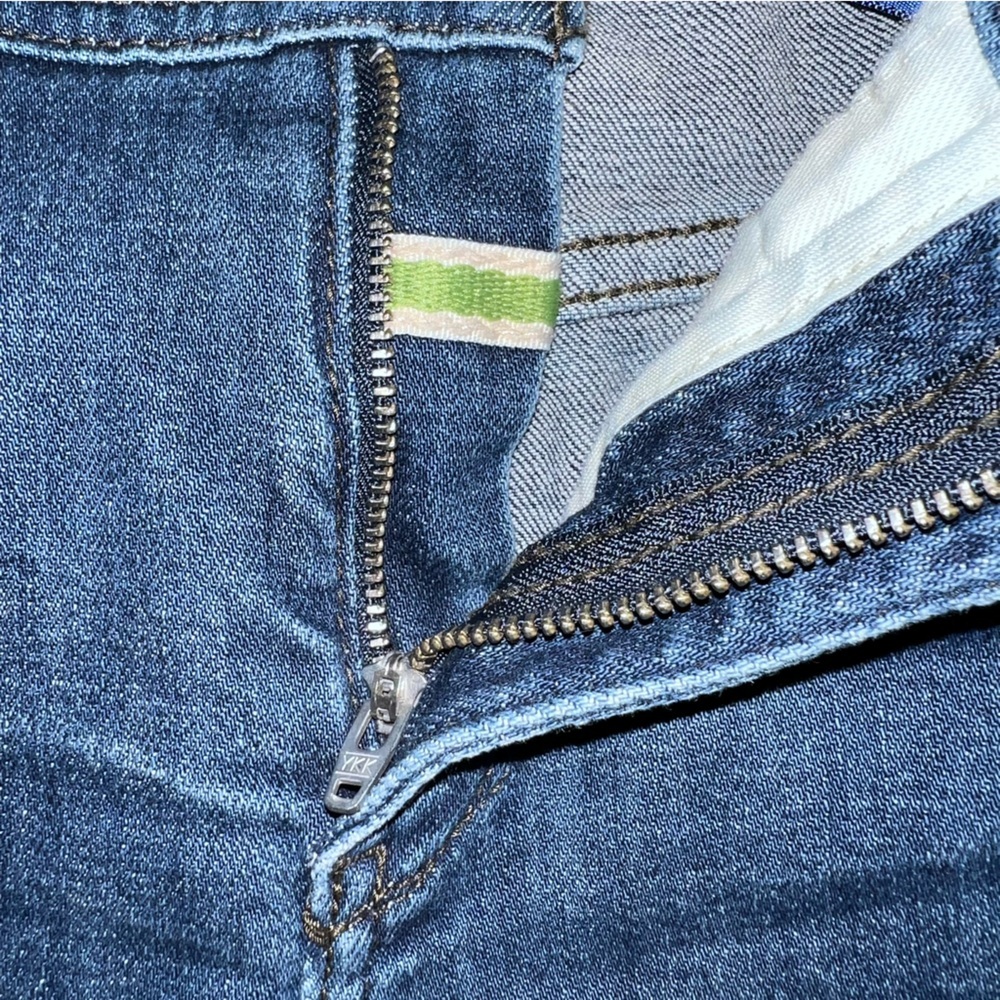 Anthropologie Pilcro Embroidered Side Stripe Slim Boyfriend Jeans, Sz 26/2 - Picture 11 of 11